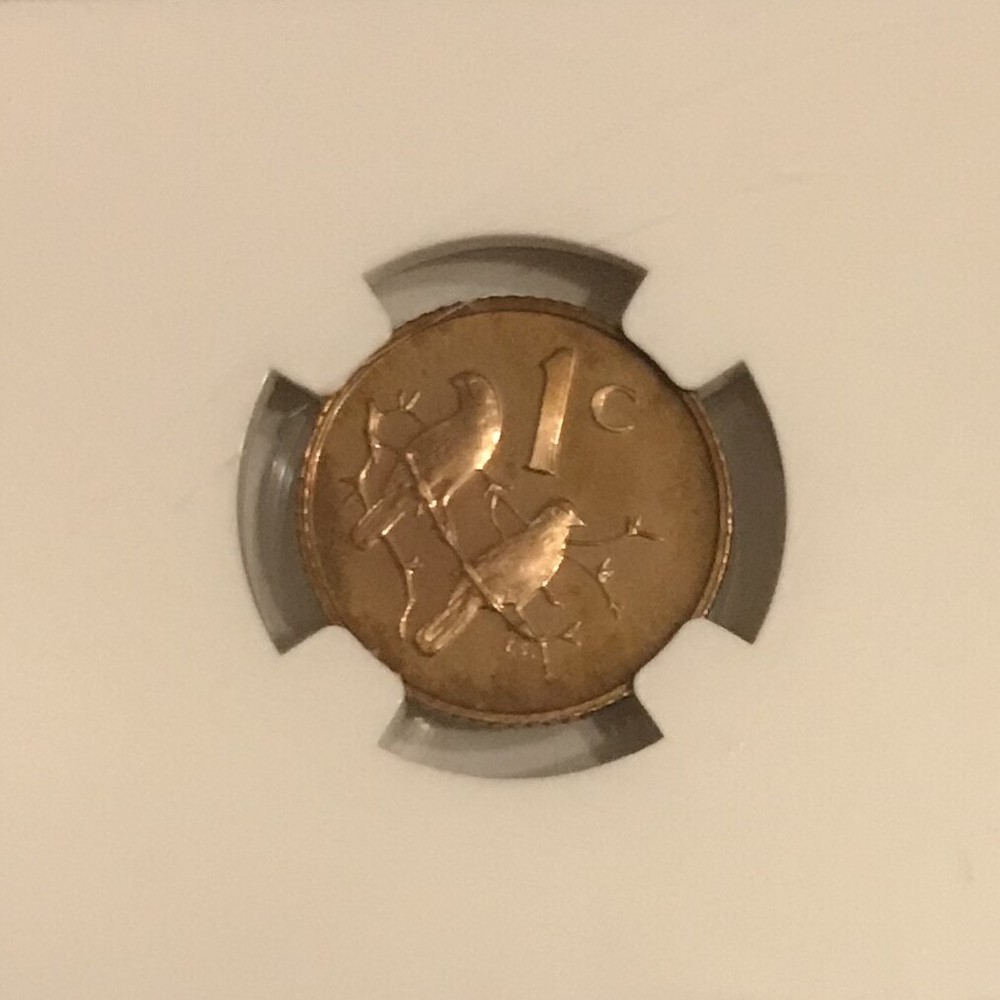 South Africa 1969 1c Cent High Grade Proof