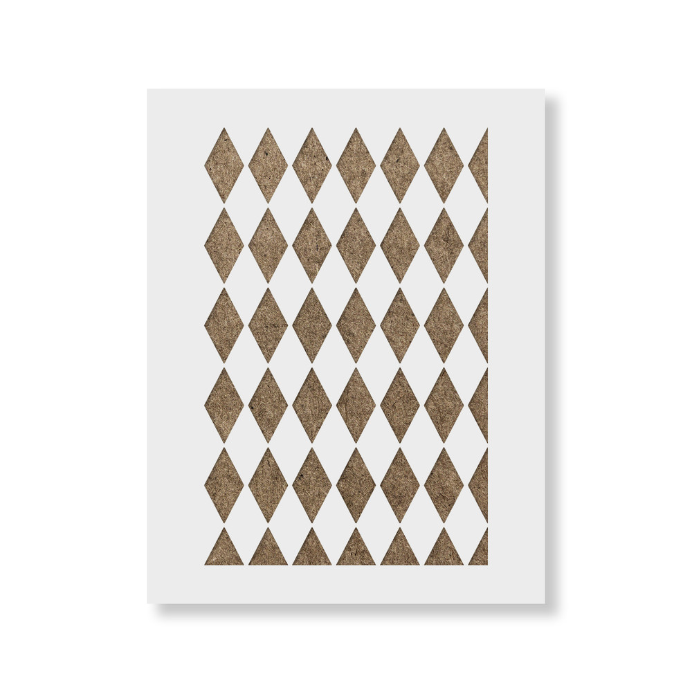 Harlequin Stencil - Durable & Reusable Mylar Stencils