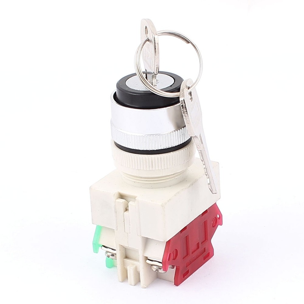 NO/NC Type ON-OFF 2 Position Security Key Lock Rotary Switch