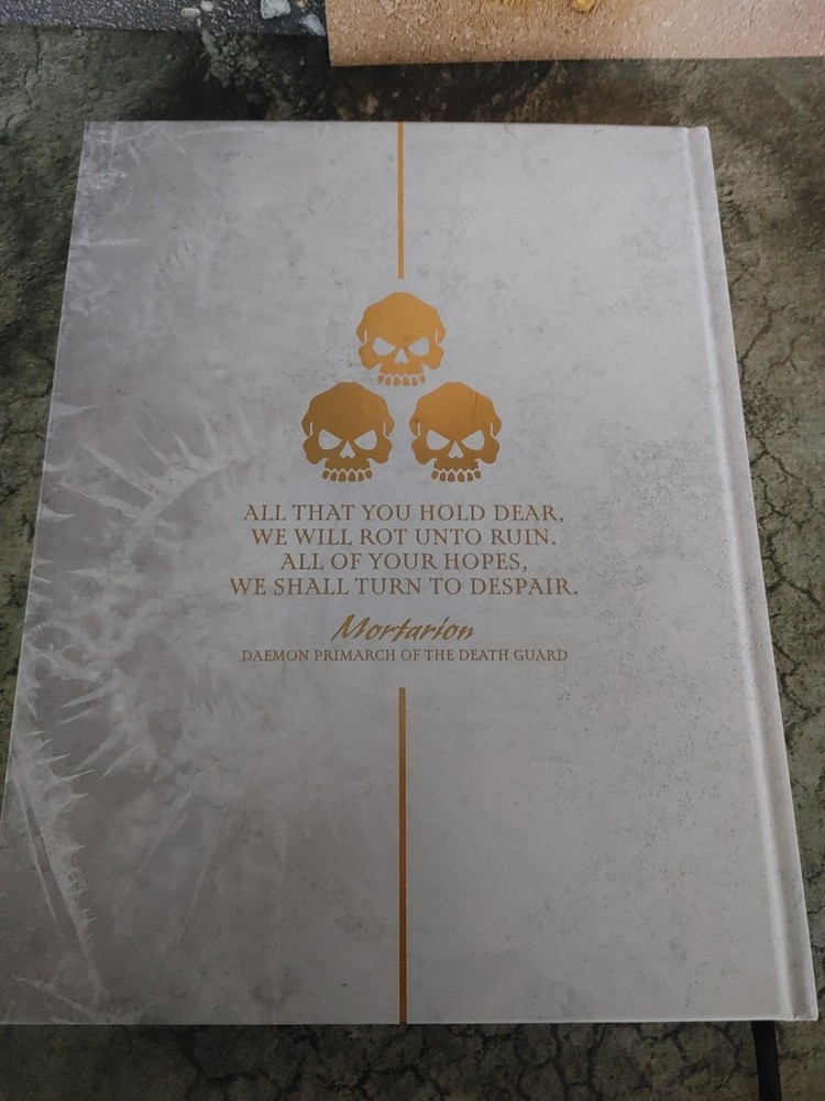 Warhammer 40k Codex: Death Guard 10th Ed LIMITED EDITION 2025 Code Unused