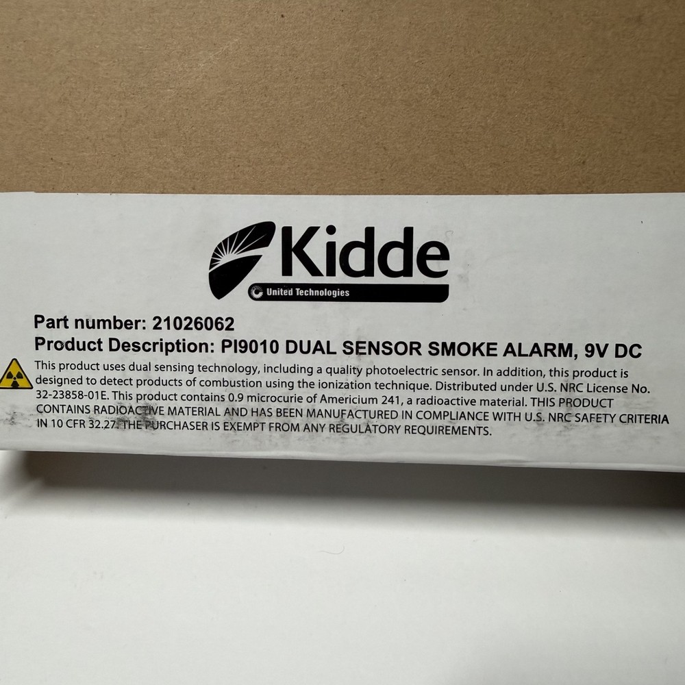 Kidde PI9010 Dual Sensor Smoke Alarm