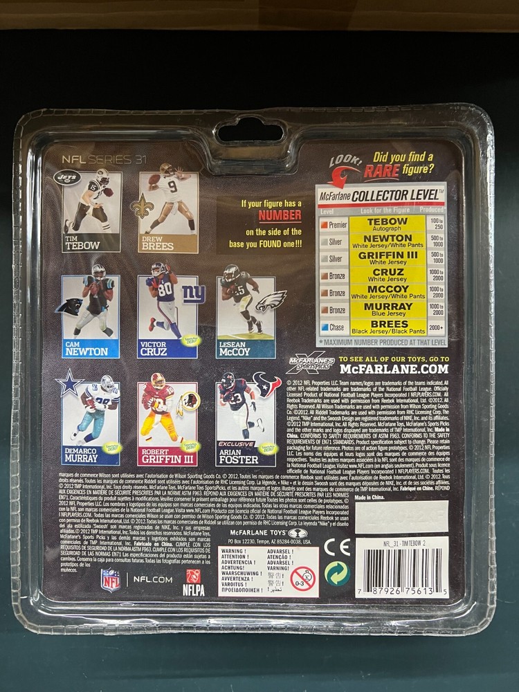 Mcfarlane NFL Figure Tim Tebow Series 31