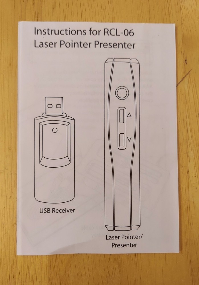 Power Pointer Presentation Remote Wireless USB Presenter Laser Pointer Clicker