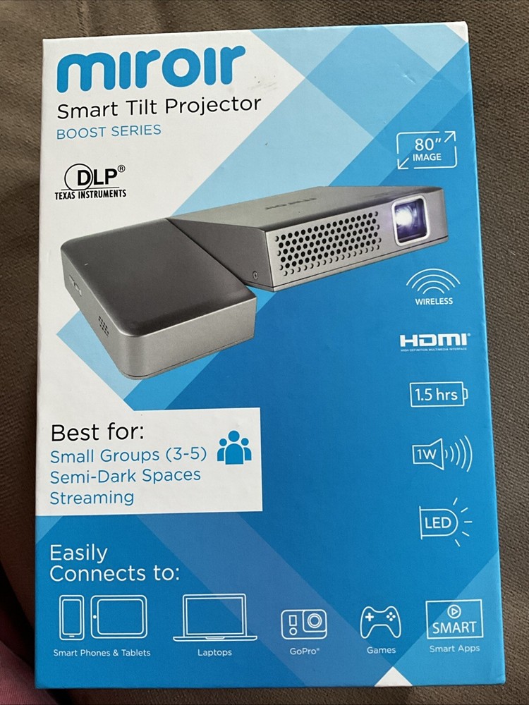 Miroir Smart Tilt Projector Boost Series Model M200A In Original Box