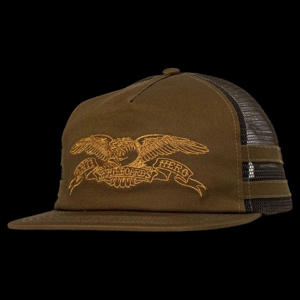 🔥🔥 Anti-Hero Skateboards (Spring 26') Basic Eagle Brown/Wheat Snapback Hat