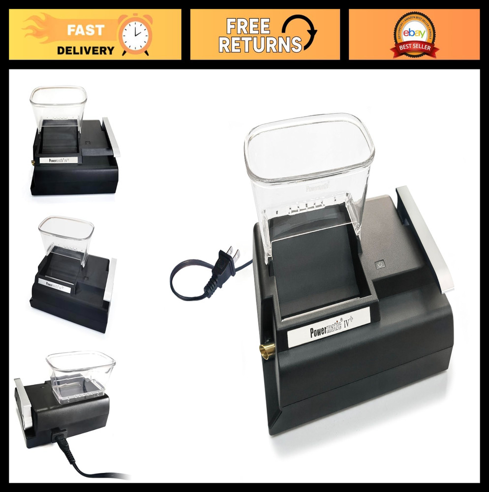 Electric Cigarette Injector Machine - Automatic Rolling, Fast & Easy Use, DIY To