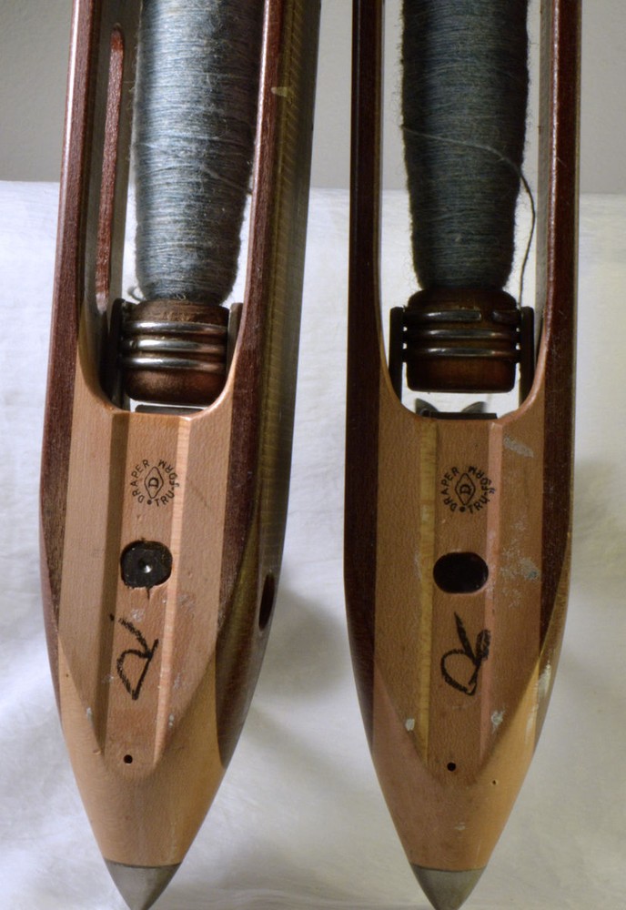 #0338 Two 18" Antique Shuttle Cocks