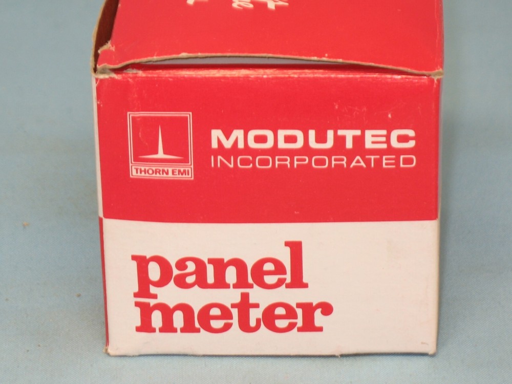 MODUTEC ~ MODEL # 00811116F ~ ANALOG PANEL METER ~ NOS