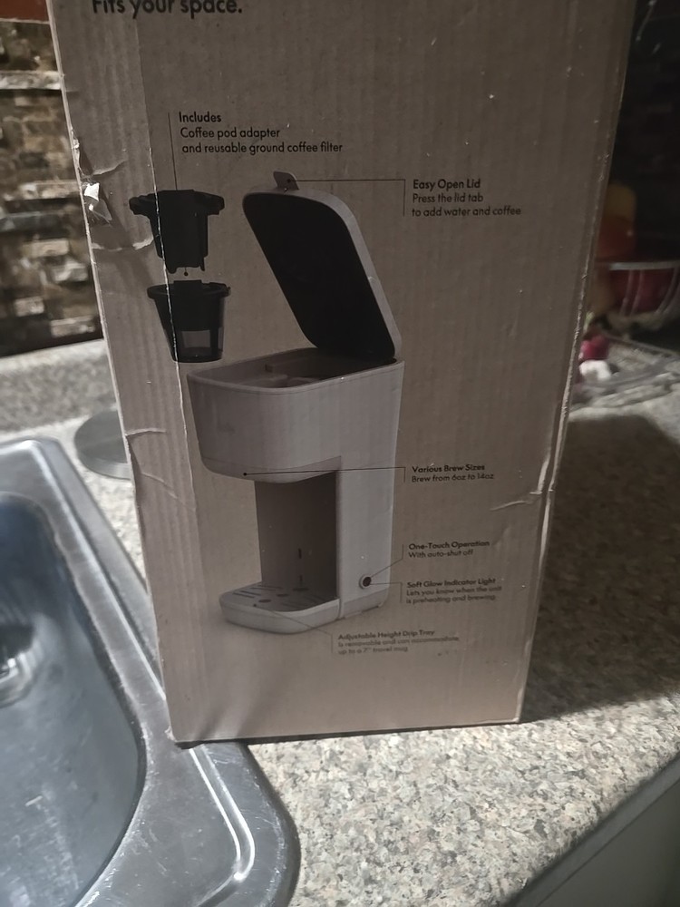 bella Drip Coffee Maker Oatmilk