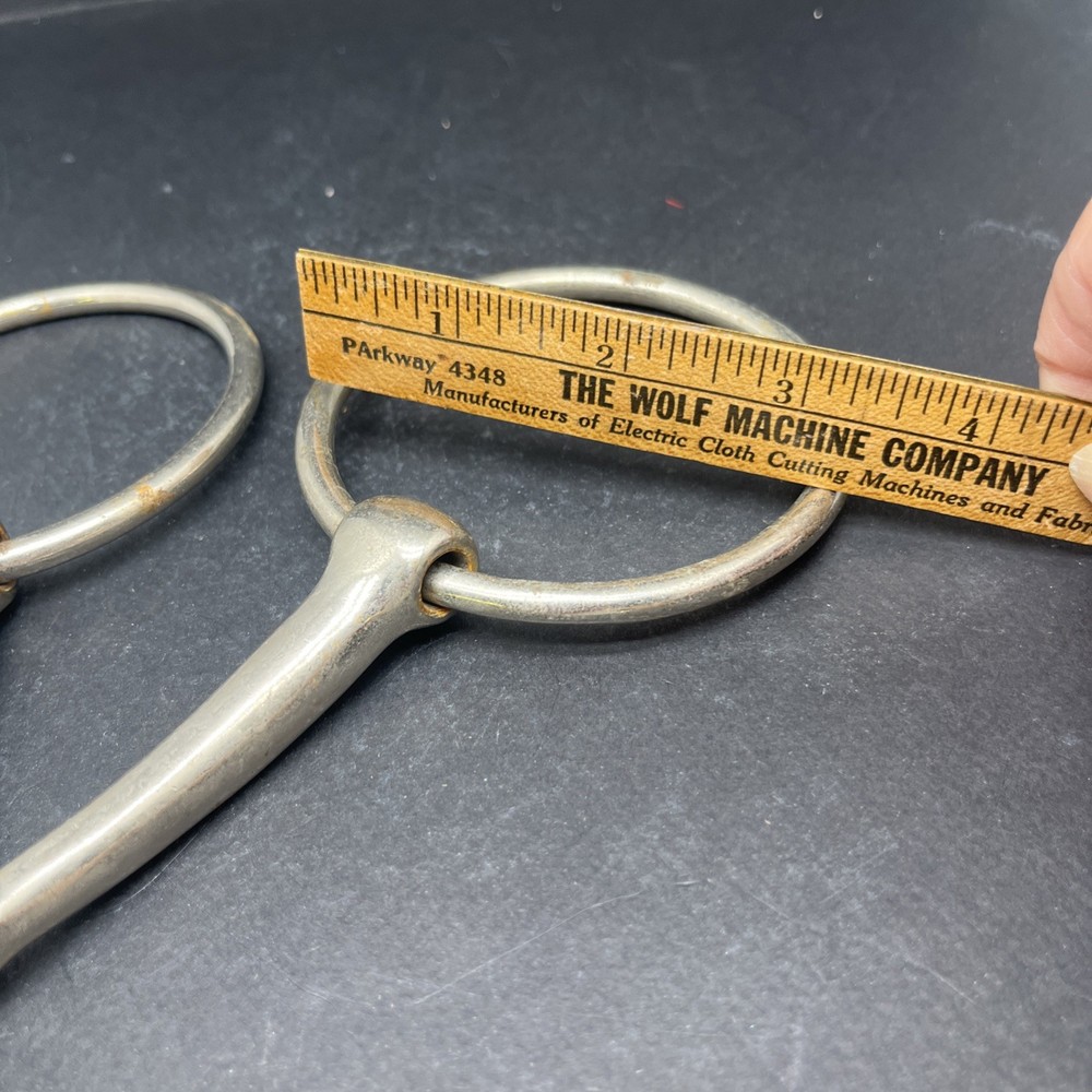 Used Snaffle Bit 13”L 3.5”O Ring