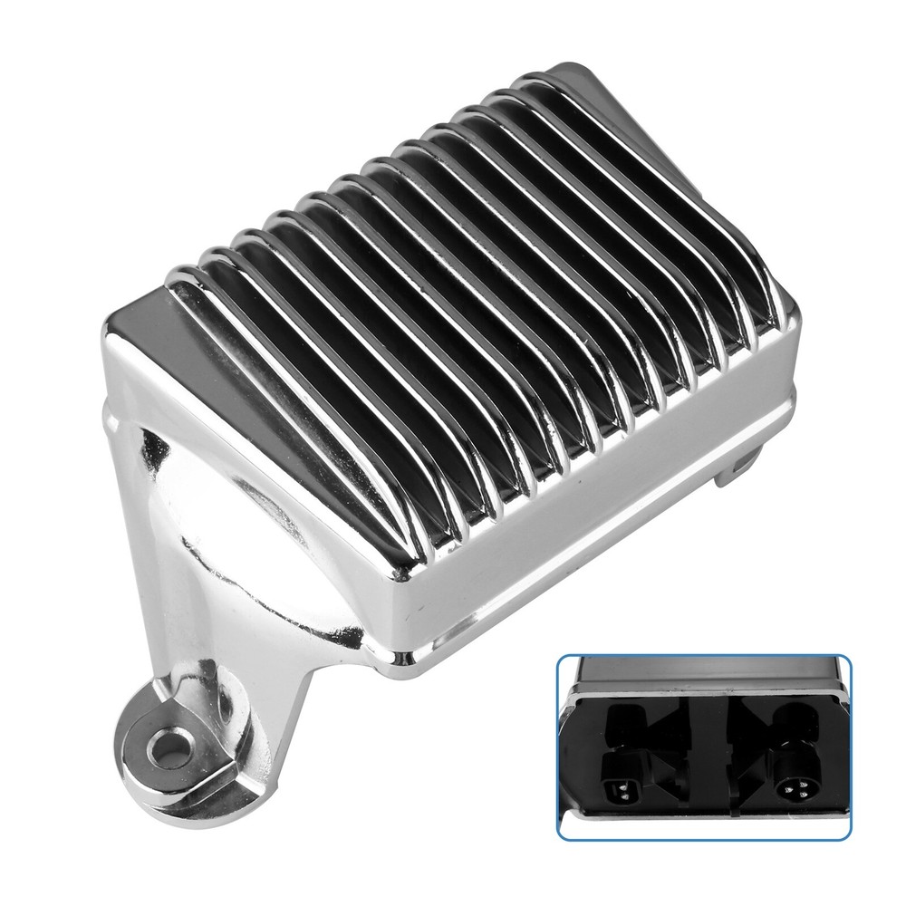 Chrome Voltage Regulator Rectifier For Harley Davidson Electra Glide Fltr Flhx
