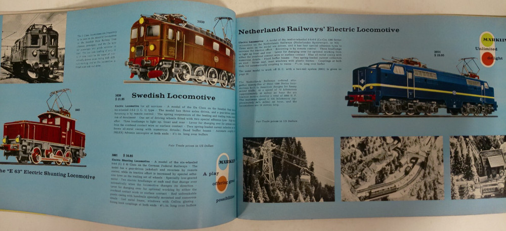 Vintage Marklin 1967/68 Catalog