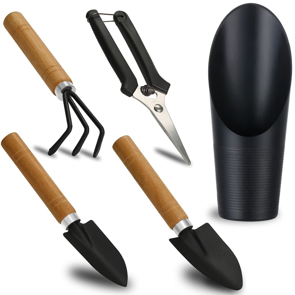 5Pcs Succulent Tools,Mini Garden Tools,Pruning Scissors Large, scissors-set