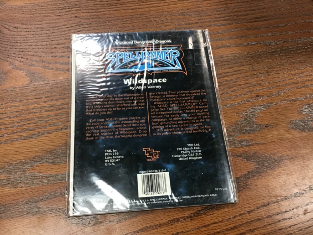 AD&D 2nd Edition Spelljammer Wildspace