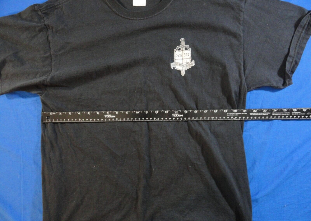 DISCONTINUED 324TH TRS TRAINING SQUADRON FLIGHT 533 BASIC BLACK SHIRT XL