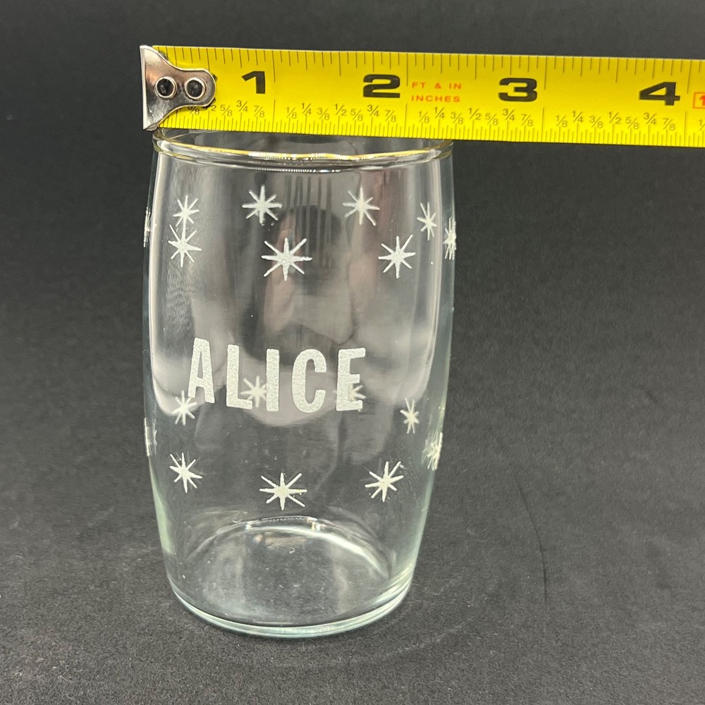 Alice Barware Glass MCM Star Design