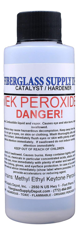 Mek Peroxide Catalyst 4Oz Clear
