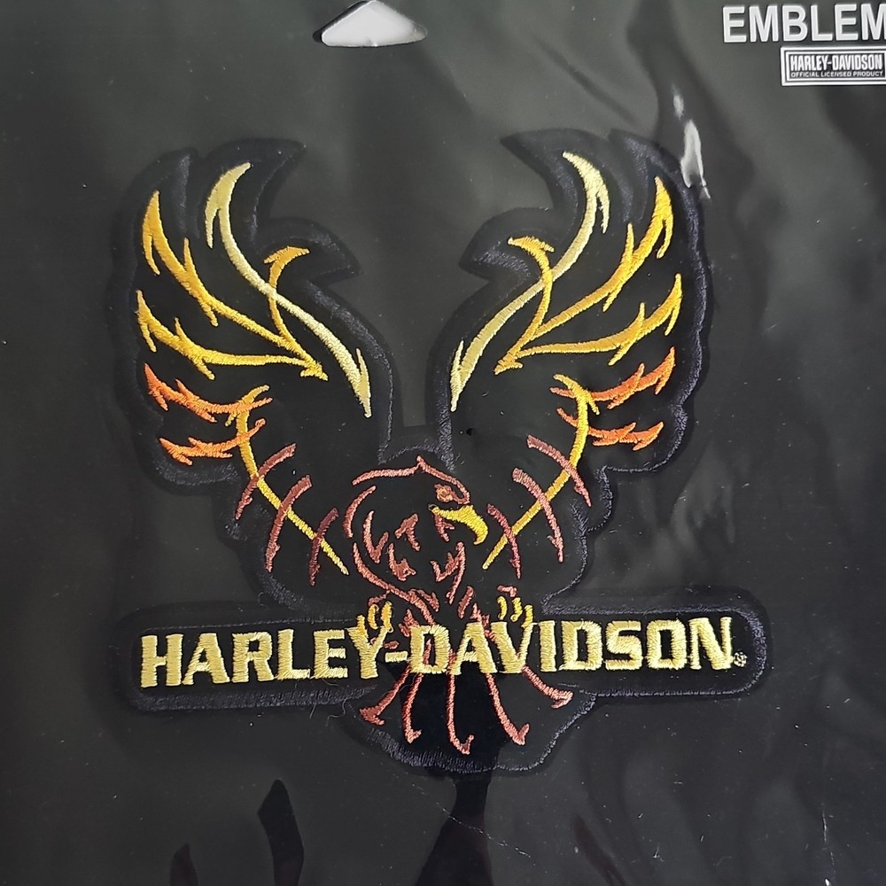 Vintage Harley-Davidson Phoenix Eagle Patch Emblem Sew On Only 4 3/4 in 2009