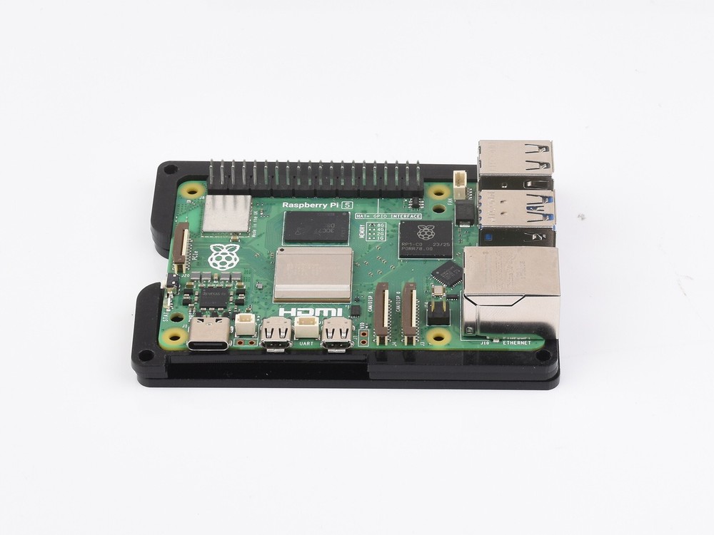 Waveshare Rainbow Acrylic Case For Raspberry Pi 5 Support Official Active Cooler