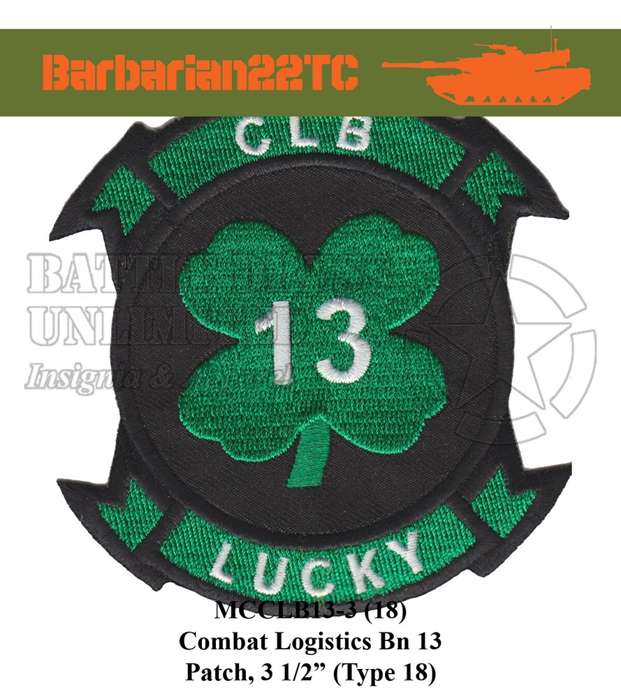 CLB-13, Combat Logistics Bn 13 Patch
