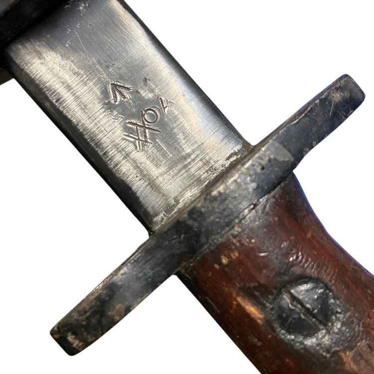 WW2 Australian Pattern XOA Marked Pattern 1907 Bayonet & Scabbard