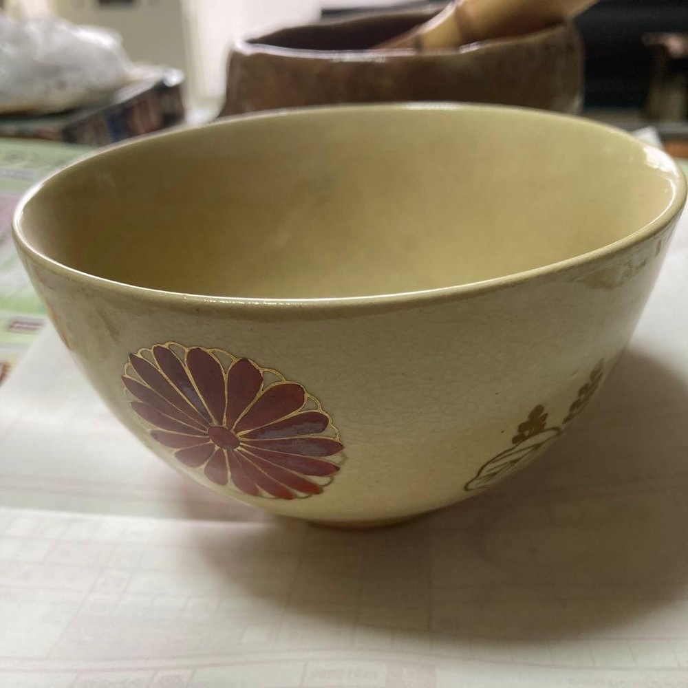 Tea Utensils flower pattern ceramic