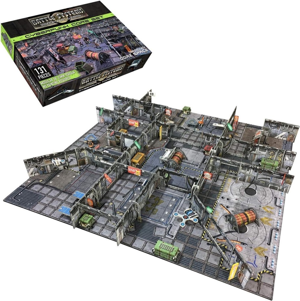 Battle Systems: Cyberpunk Core Set Modular Terrain NEW BSTSFC005