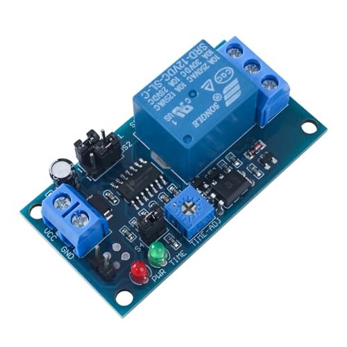 12V Multi-Mode Delay Timer Relay Module with Optocoupler for Home Automation,