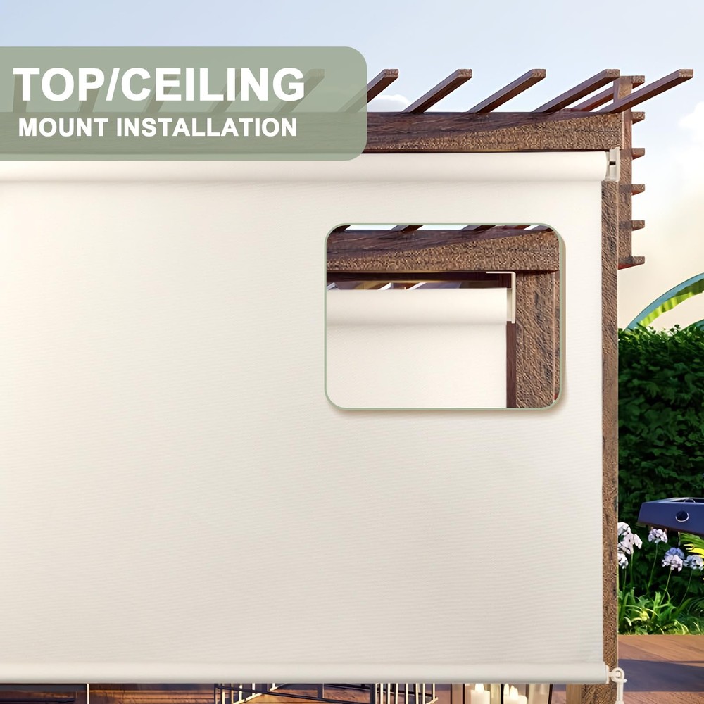 Lihopefe Cordless Bracket, Sunshade Replacement Beige