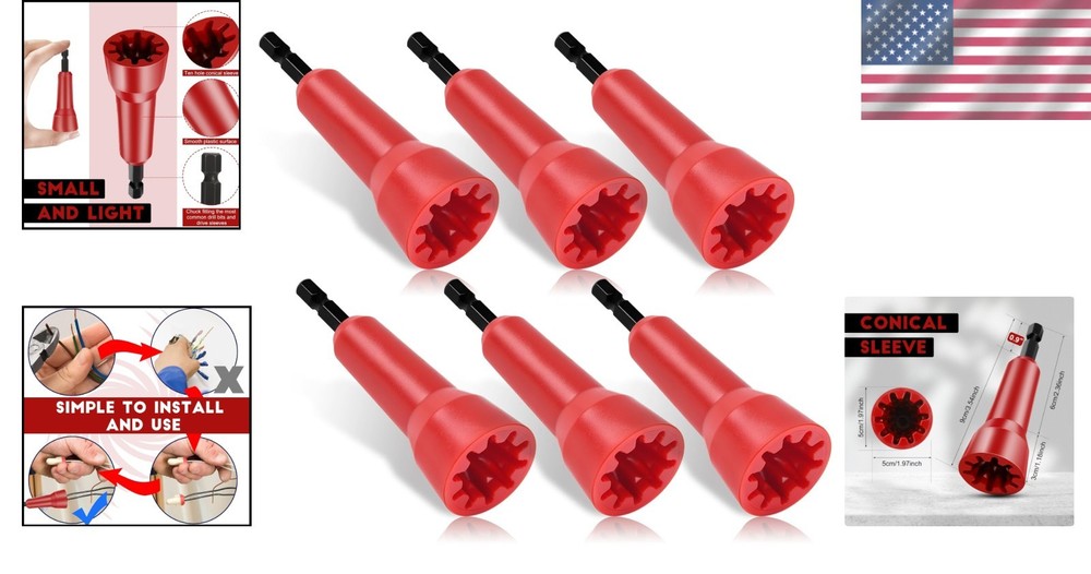 Efficient Ergonomic Wire Twister Tool - 6 Pack with Enhanced Safety Design