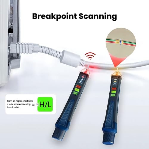 Voltage Tester, Non Contact Voltage Detector, Circuit Tester Dual Range