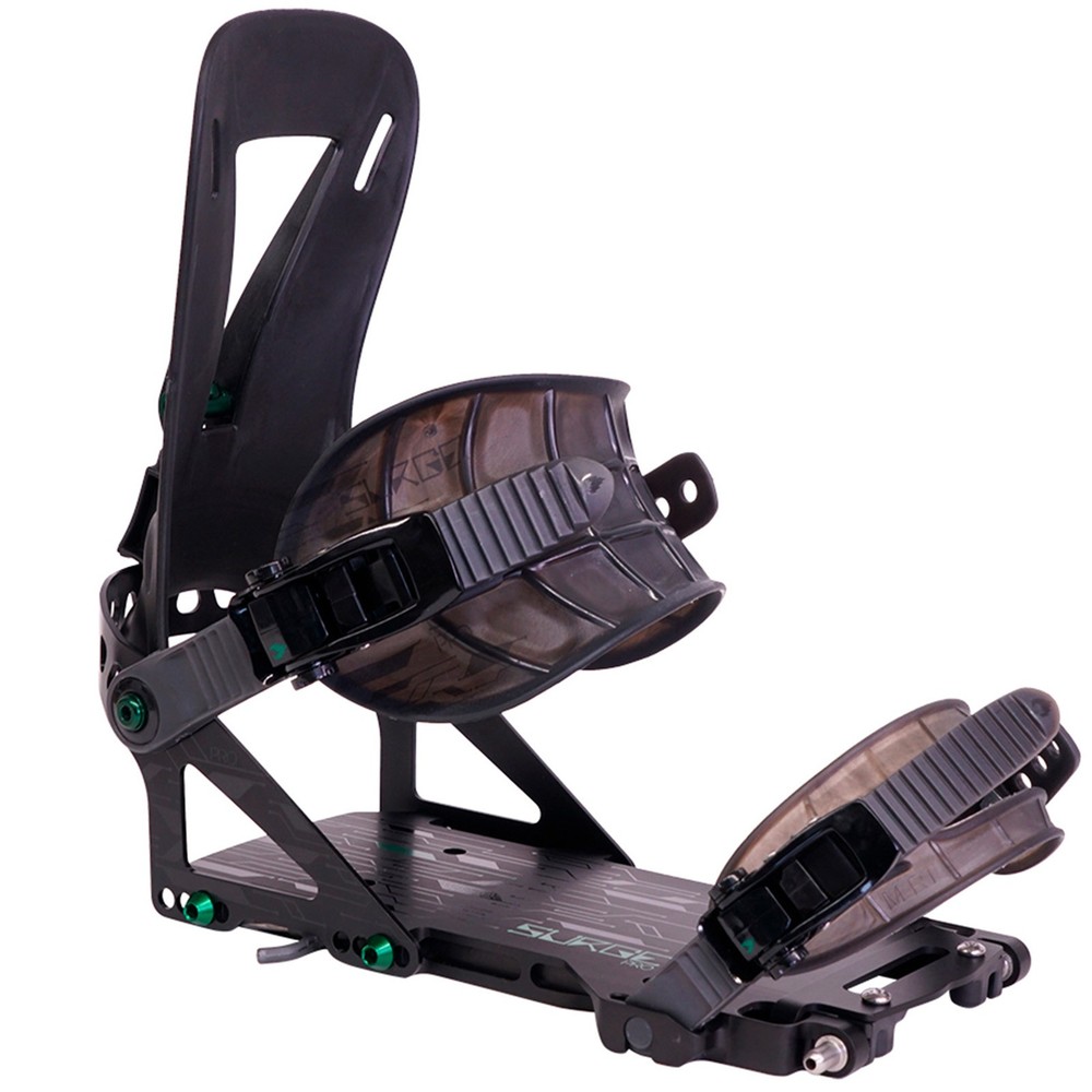 SPARK R&D Surge ST Pro Medium Black/Green Splitboard Bindings (B32062526)