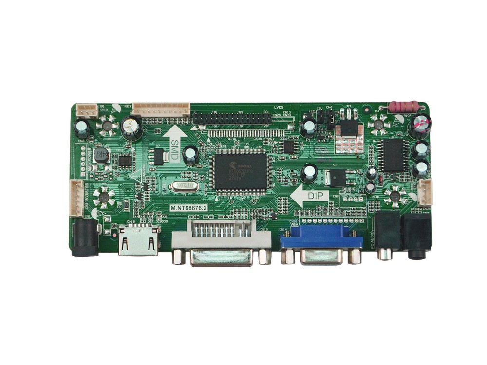 HDMI DVI VGA Audio LCD LVDS Controller Board DIY Kit for Laptop LCD LED Screen