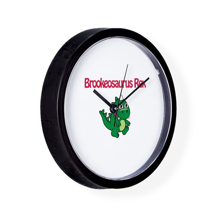 CafePress Brookeosaurus Rex 10" Wall Clock (160987541)