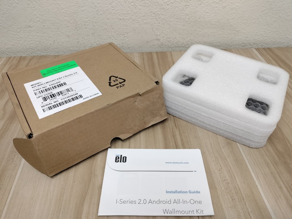 Elo E802400 Wall Mount for Display Screen 1 Display(s) Supported - 15.60" Screen