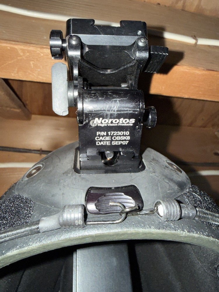 Medium Black ACH Police SWAT With Accessories