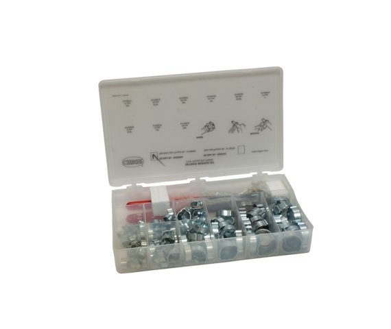 Hose Clamp Assortment 124pc (1 Pieces)