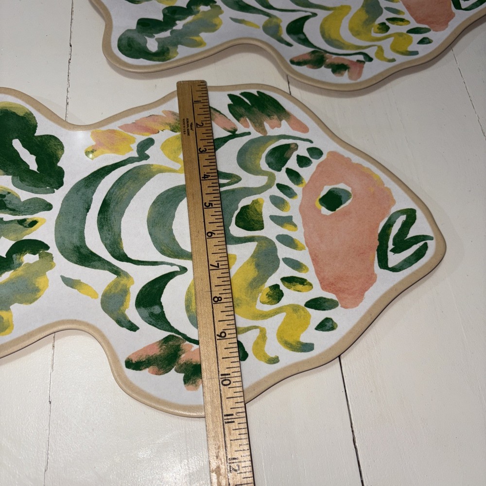 2- Figure Serving Platter, Fish Threshold Brand, Melamine, Platter