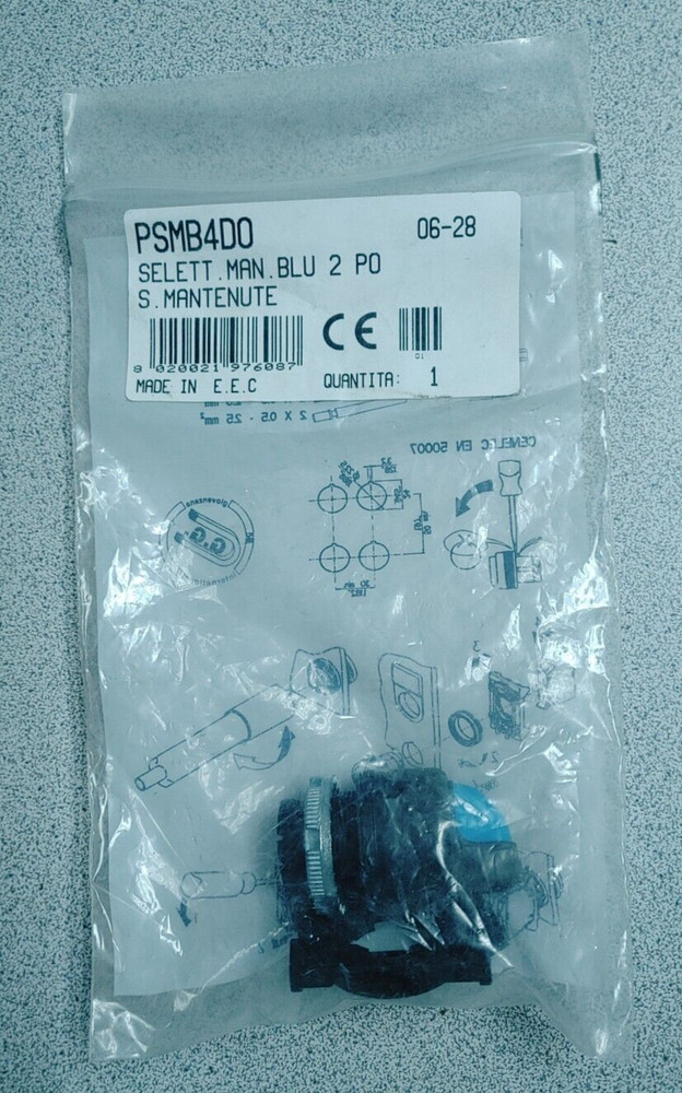 GIOVENZANA PSMB4DO 2 POS MAINTAIN SELECTOR SWITCH NEW!! WOW!!