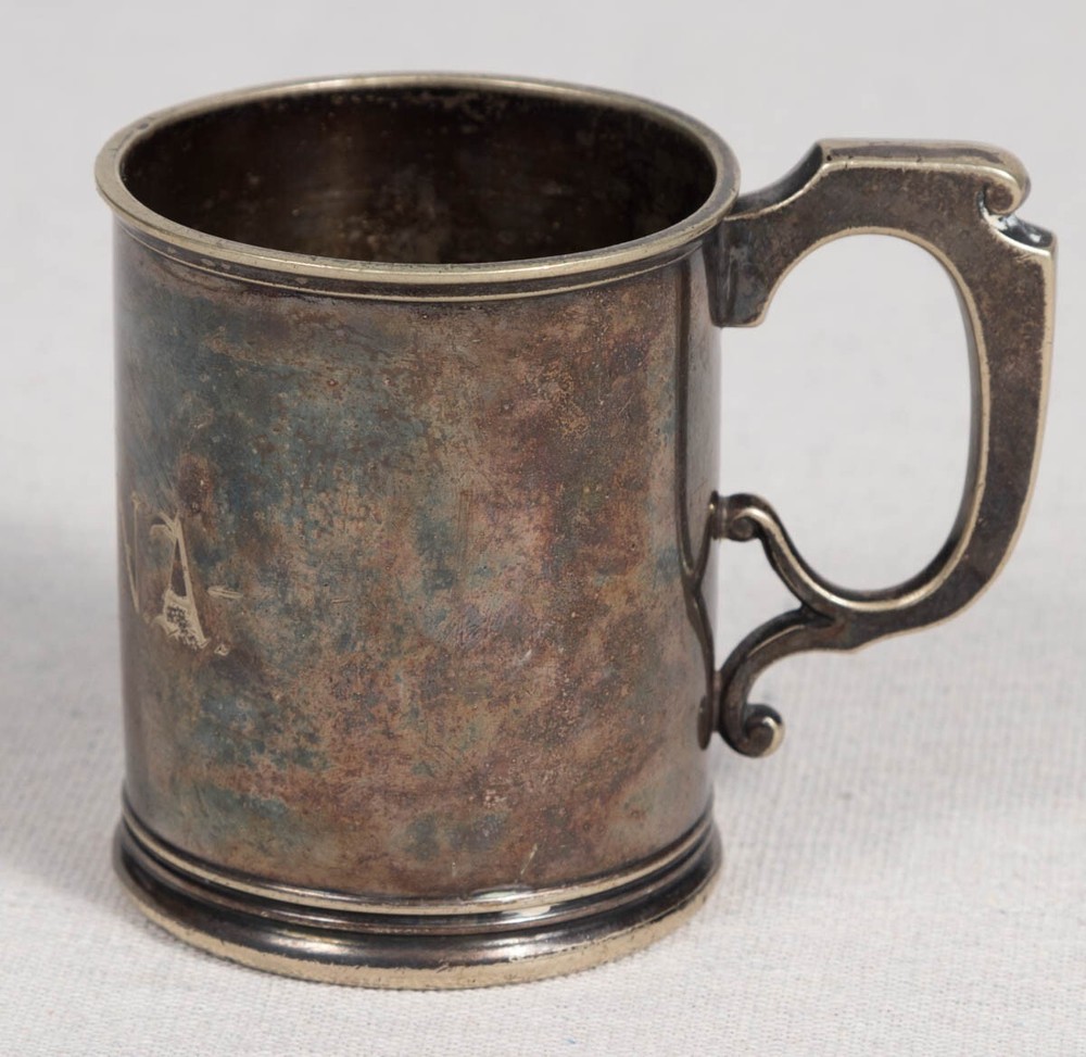 Meriden Silver Soldered Small Cup - 011 - Inscribed