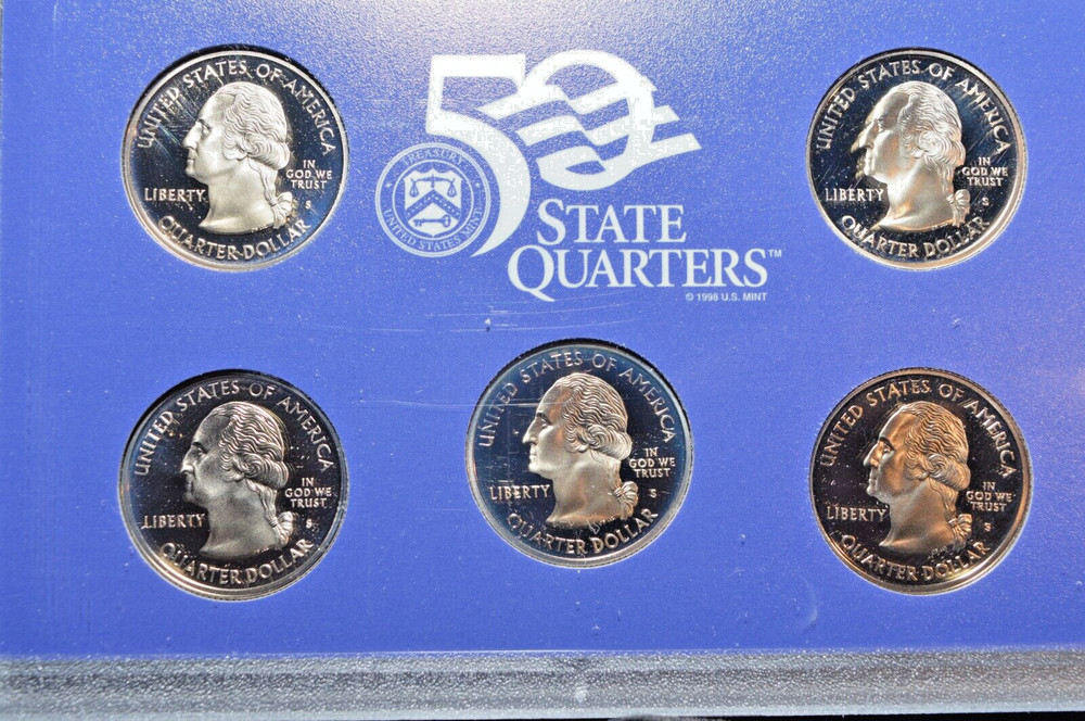 2000S 5 Quarters Proof Set