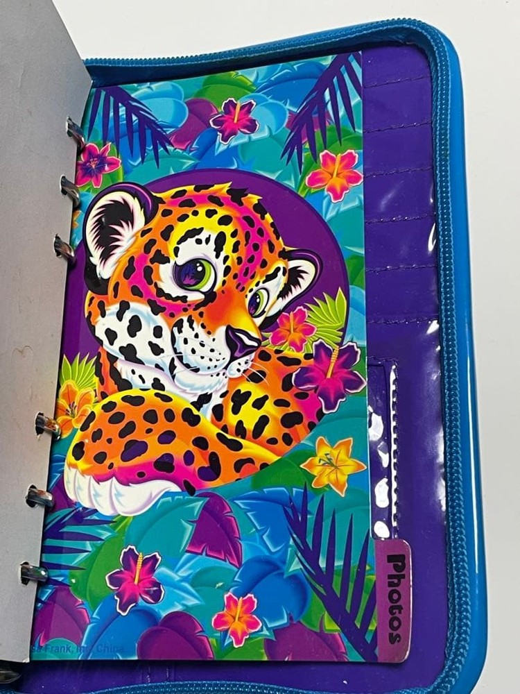 Extremely rare vintage Lisa Frank Leopard Hunter planner with tags