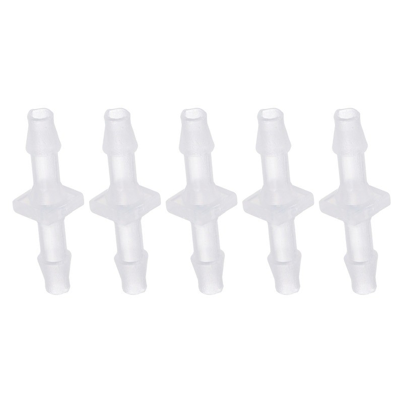 5pcs Plastic Barb Fitting, 5/32"x5/32" Pipe Fitting, Clear