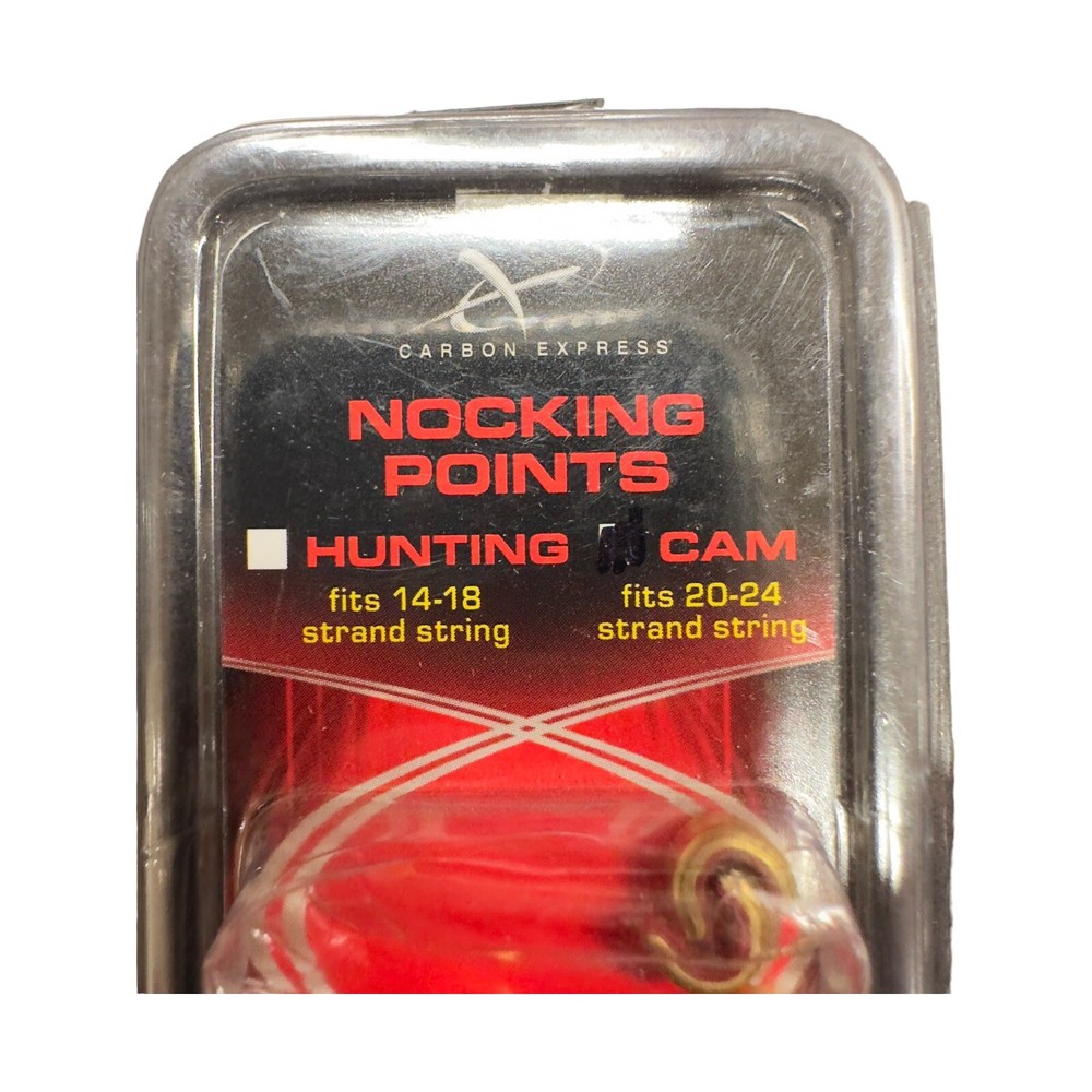 Carbon Express Cam Nocking Points - Red 5-Pack #57519
