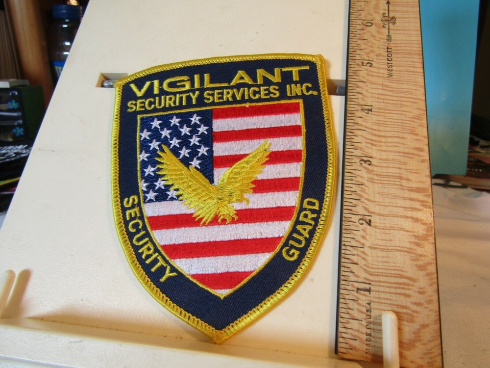 Vigilant Security Services Inc. Security Guard patch Ontario Canada NOS