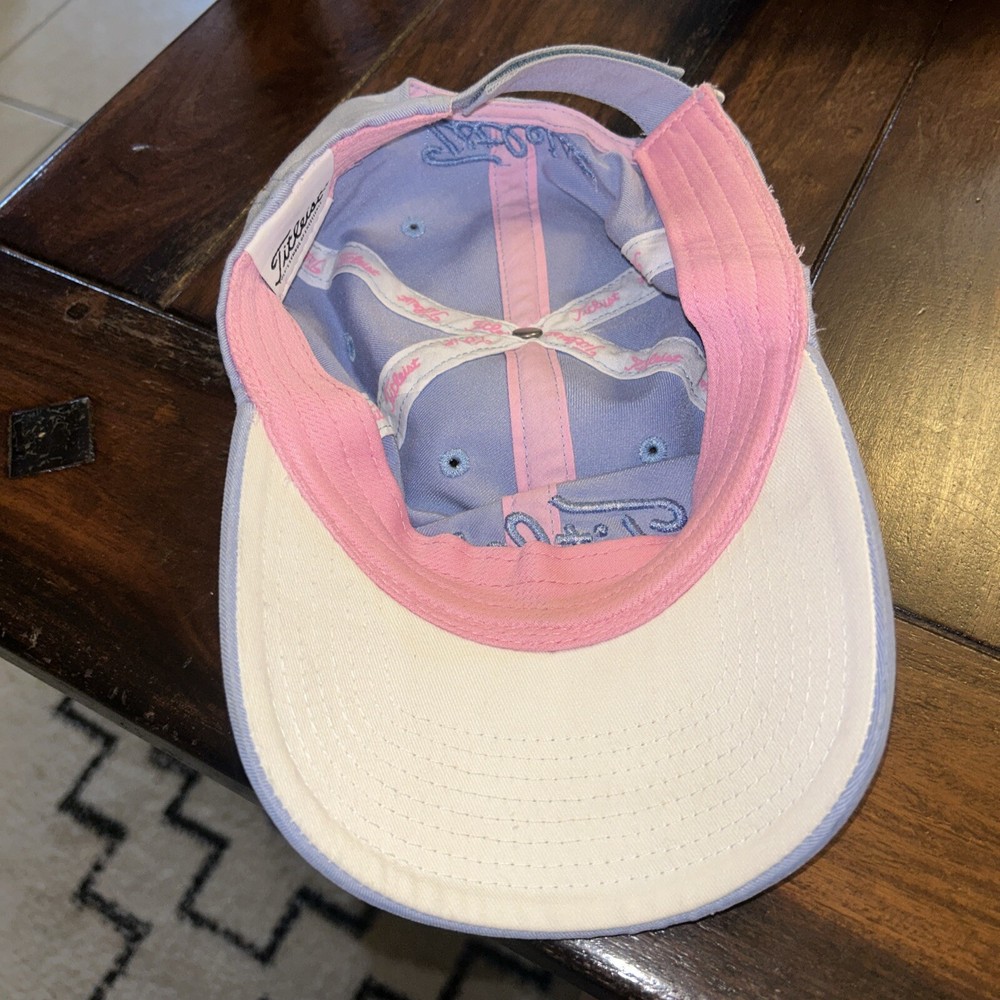 Titleist Golf Hat Light Blue Womens Adjustable Cap Titleist Brand Preowned