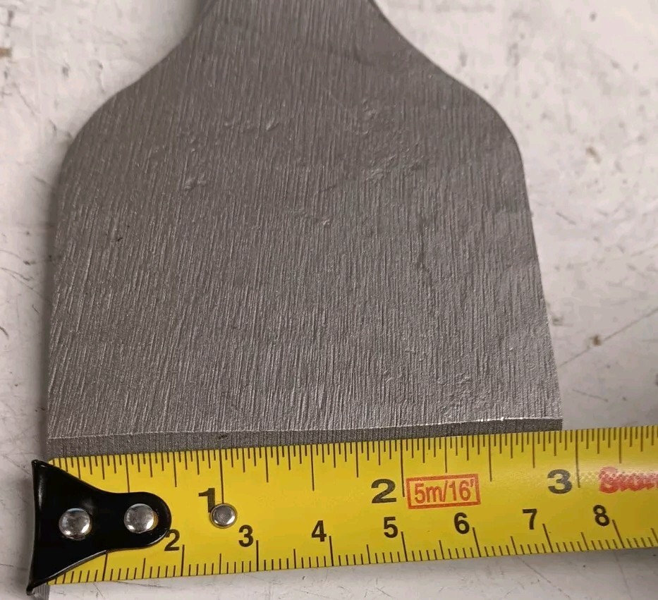 Wide Chisel 30mm Hex Shank 30x400x75mm