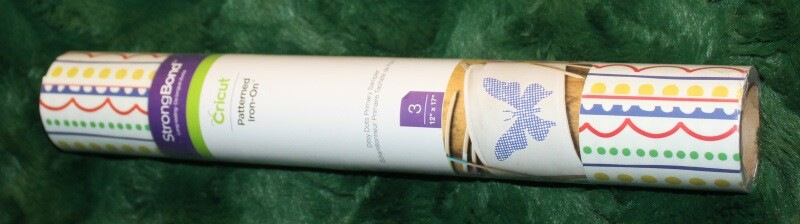 New Cricut Patterned Iron-on Heat Transfer - Ditsy Dots sampler