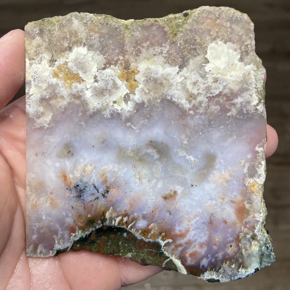 Stunning Graveyard Point Plume Agate Slab 3 Oz