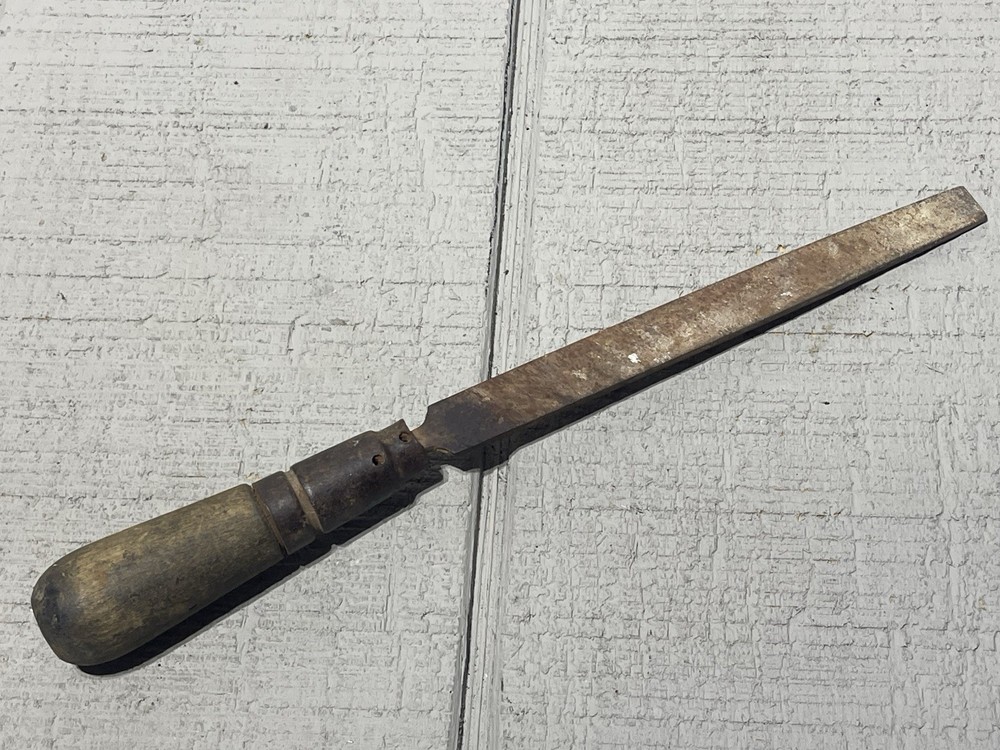 Round Wood Handle File 13” Long